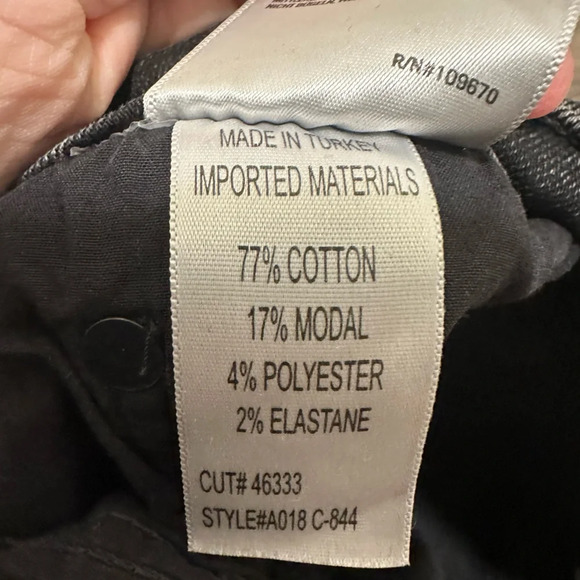 AGOLDE Black Skinny High Rise Crop Distressed Ripped Denim Jeans Size 32 - Picture 9 of 13